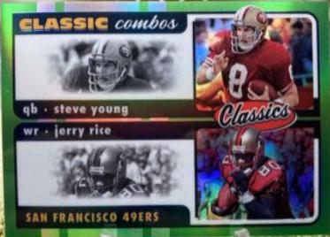 Jerry Rice, Steve Young [Green] #CC-2