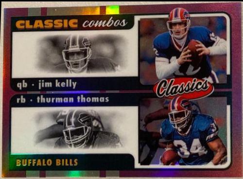 Jim Kelly, Thurman Thomas [Purple] #CC-8