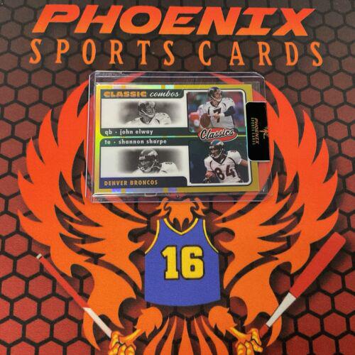 John Elway, Shannon Sharpe [Gold] #CC-3