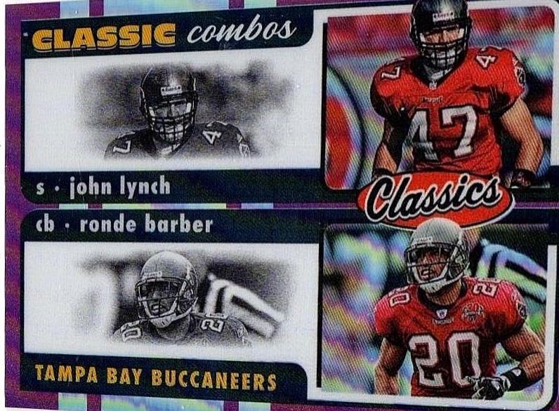 John Lynch, Ronde Barber [Purple] #CC-14