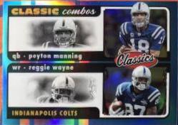 Peyton Manning, Reggie Wayne [Blue] #CC-1