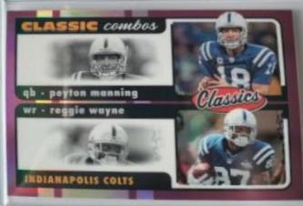 Peyton Manning, Reggie Wayne [Purple] #CC-1