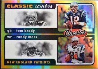 Randy Moss, Tom Brady [Gold] #CC-5