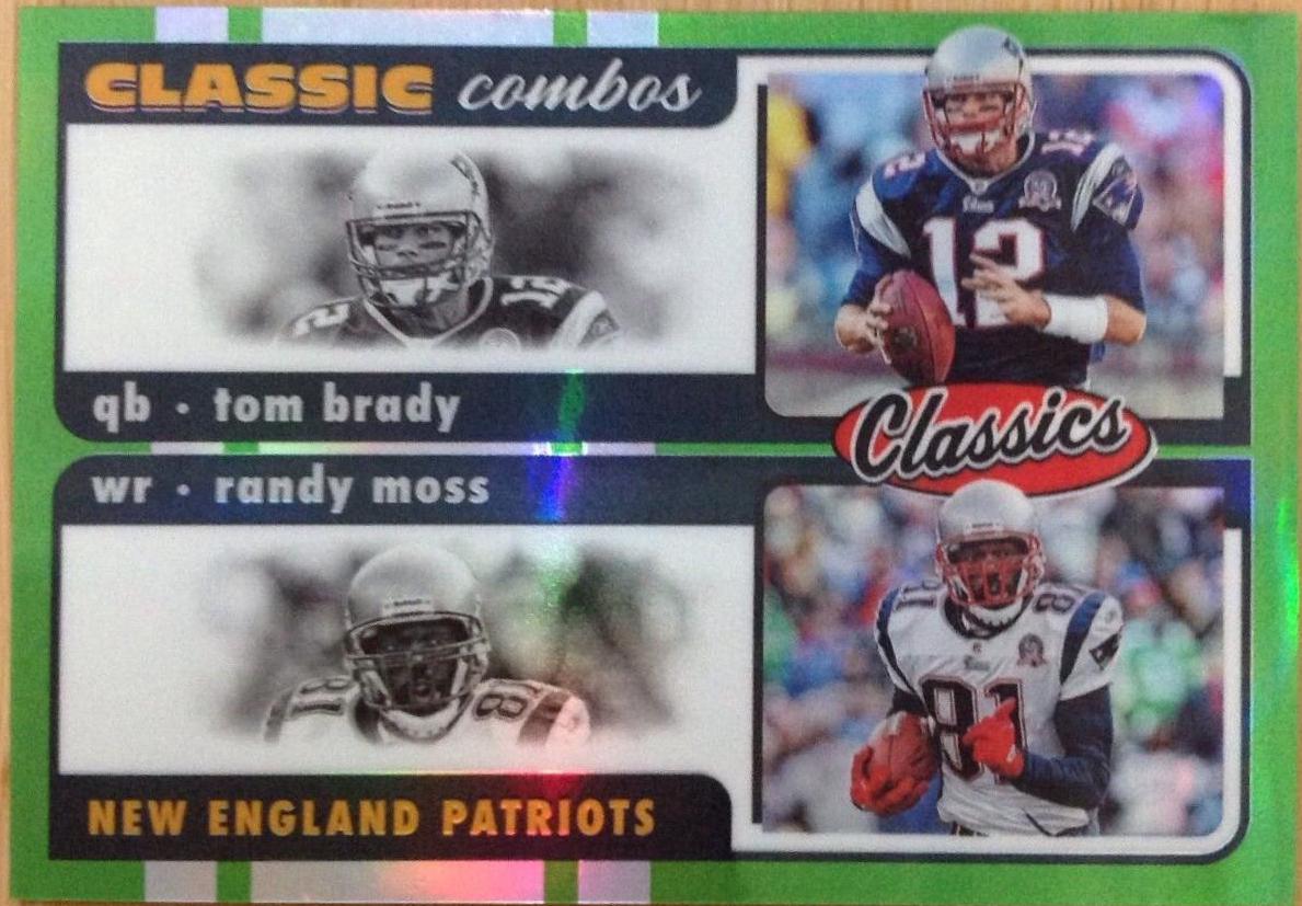 Randy Moss, Tom Brady [Green] #CC-5