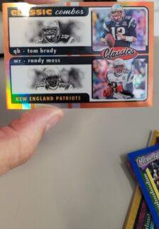 Randy Moss, Tom Brady [Orange] #CC-5