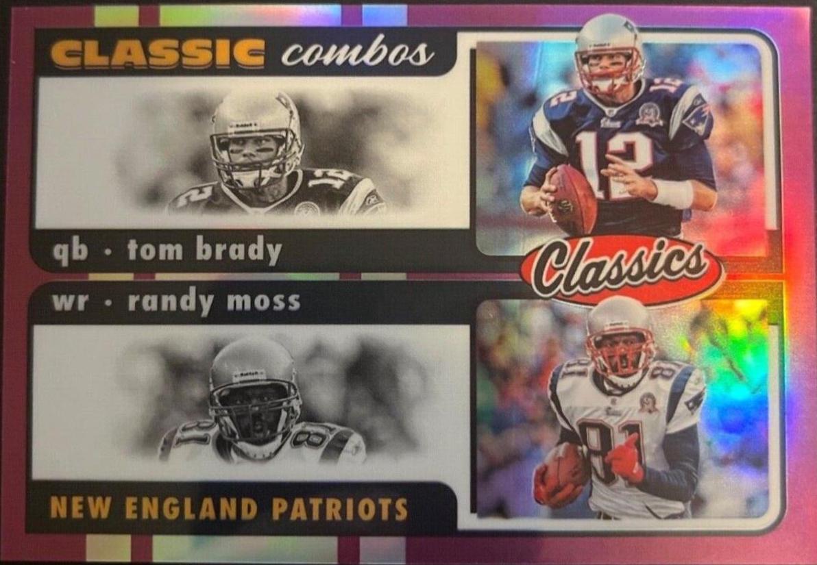 Randy Moss, Tom Brady [Purple] #CC-5