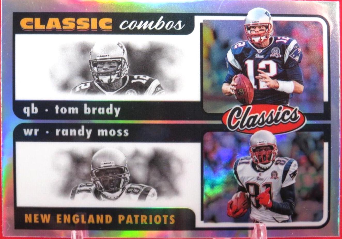 Randy Moss, Tom Brady [Silver] #CC-5