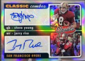 Steve Young, Jerry Rice [Signature] #CC-2
