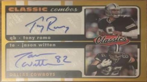 Tony Romo, Jason Witten [Signature Gold] #CC-7