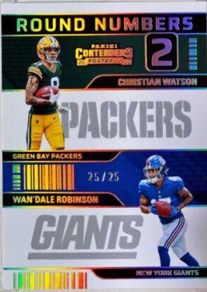 Christian Watson, Wan'Dale Robinson [Gold] #RN-WR