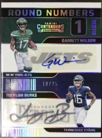 Garrett Wilson, Treylon Burks [Autograph] #RN-WB