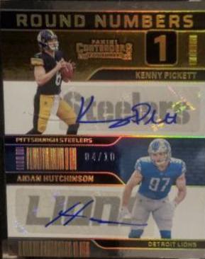 Kenny Pickett, Aidan Hutchinson [Autograph Gold] #RN-PH