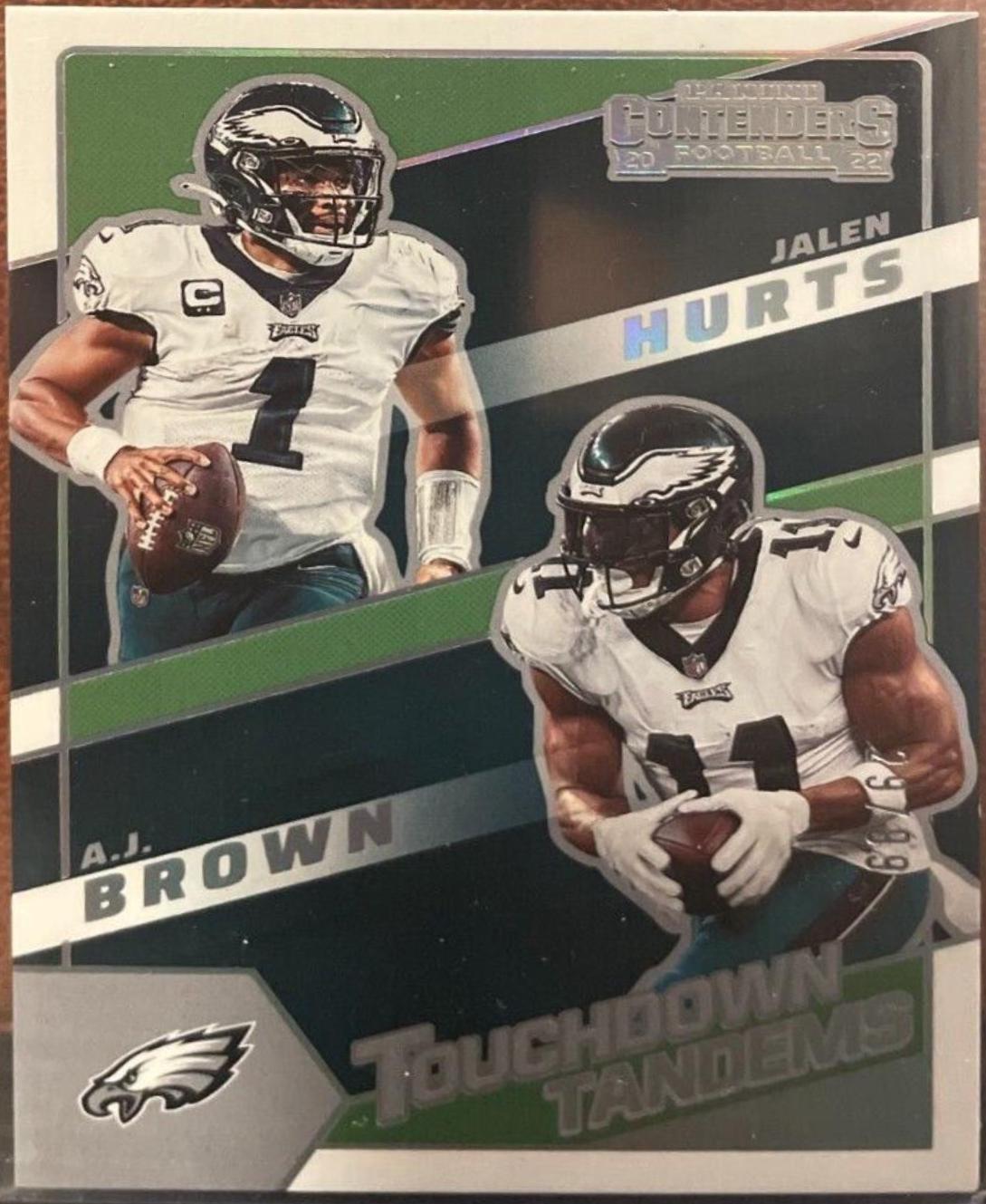 A. J. Brown, Jalen Hurts [Emerald] #TDT-PHI