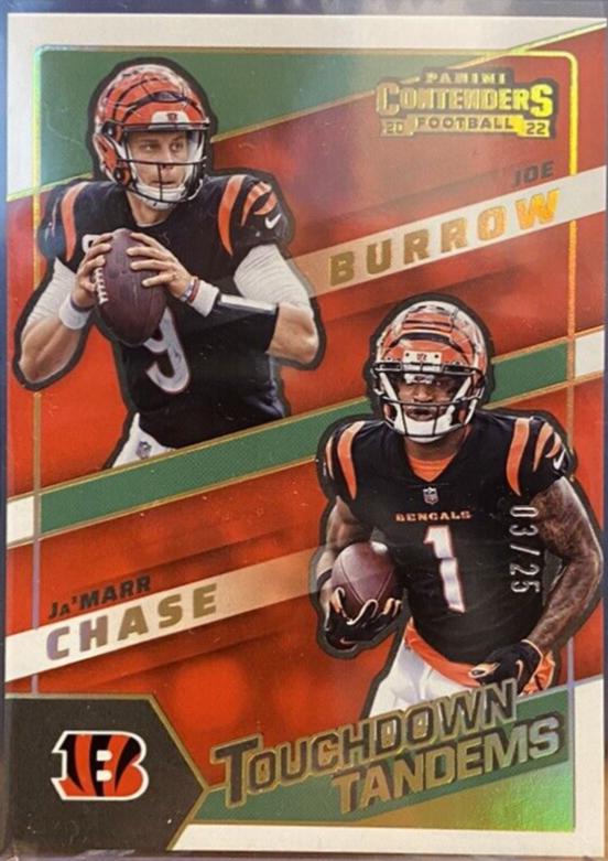 Ja'Marr Chase, Joe Burrow [Gold] #TDT-CIN