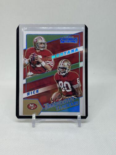 Jerry Rice, Joe Montana [Platinum] #TDT-SF9