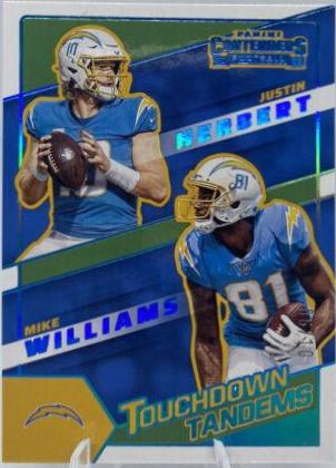 Justin Herbert, Mike Williams [Platinum] #TDT-LAC