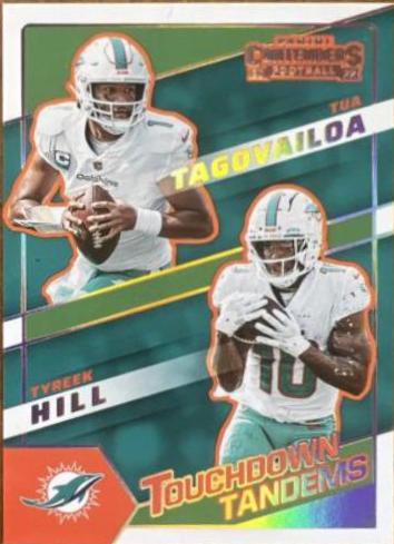 Tua Tagovailoa, Tyreek Hill [Gold] #TDT-MIA
