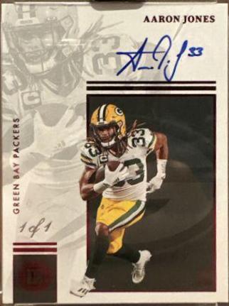 Aaron Jones [Autograph Ruby] #96