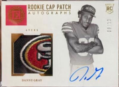 Danny Gray [Cap Patch Autograph Gold] #152