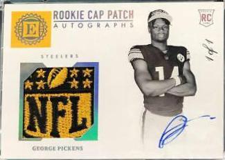 George Pickens [Cap Patch Autograph Diamond] #142
