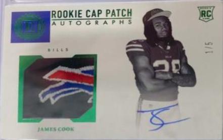 James Cook [Cap Patch Autograph Emerald] #136