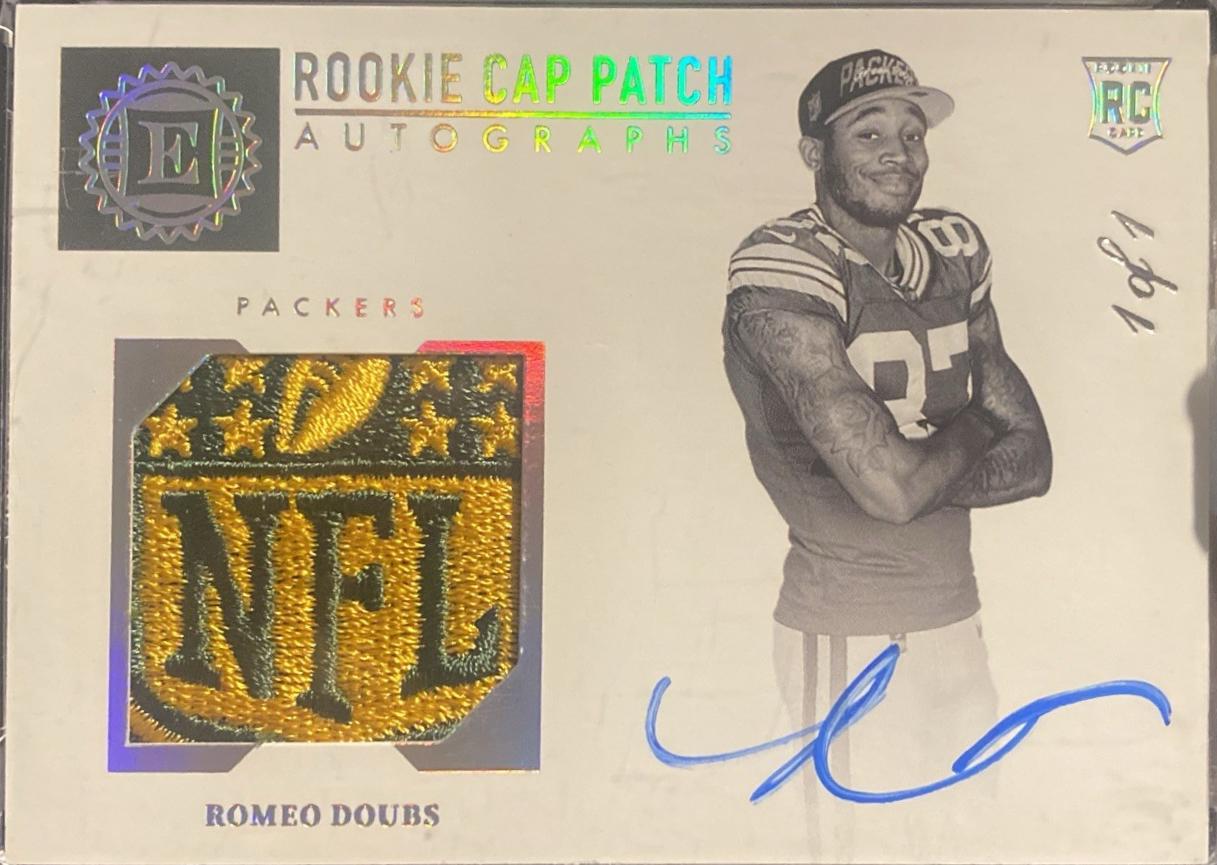 Romeo Doubs [Cap Patch Autograph Diamond] #154