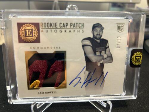 Sam Howell [Cap Patch Autograph Gold] #125