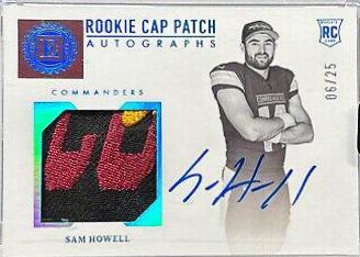 Sam Howell [Cap Patch Autograph Sapphire] #125