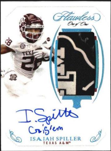 Isaiah Spiller [Vertical Patch Autograph] #160