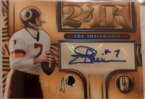 Joe Theismann [Platinum] #24K-JTH