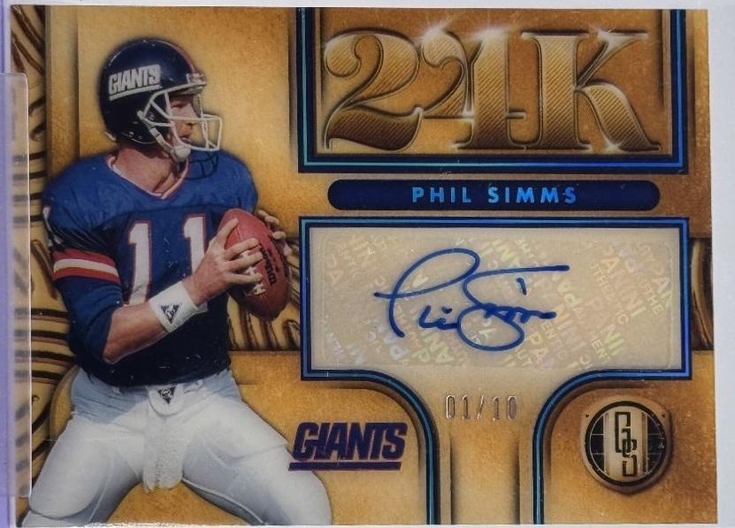 Phil Simms [Platinum] #24K-PSI
