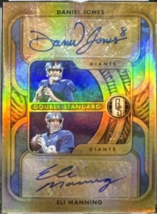 Daniel Jones, Eli Manning [Platinum] #DS-JM