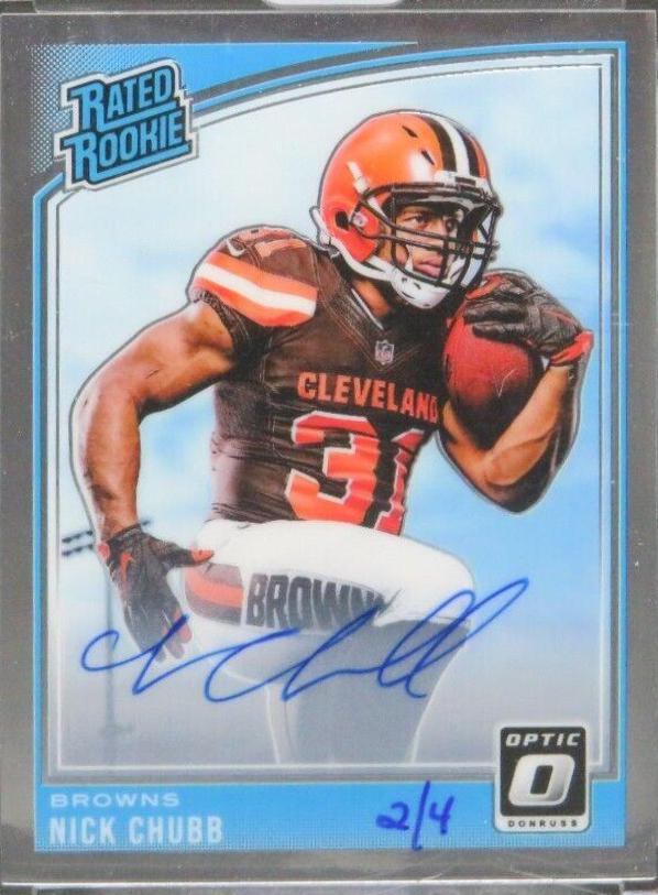 Nick Chubb [Signature Blue] #5