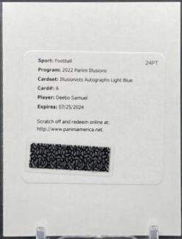 Deebo Samuel [Autograph Light Blue] #I-6