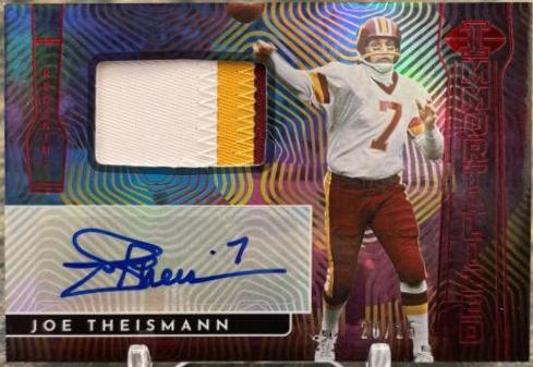 Joe Theismann [Red] #IJA-JT