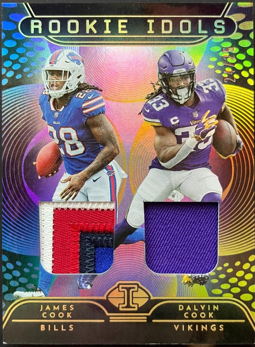 James Cook, Dalvin Cook [Gold] #RM-CC
