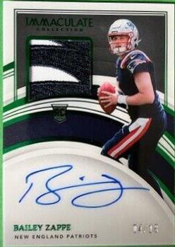 Bailey Zappe [Patch Autograph Emerald] #139