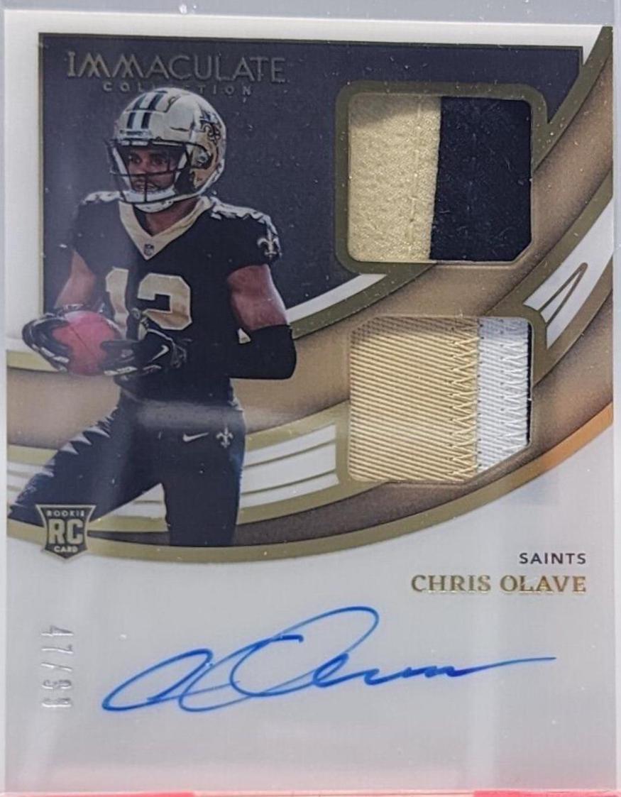 Chris Olave [Patch Autograph Gold] #106