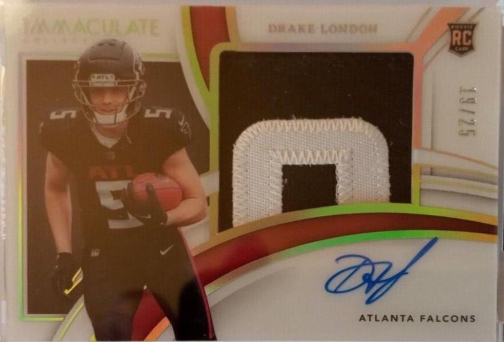 Drake London [Patch Autograph Gold] #104