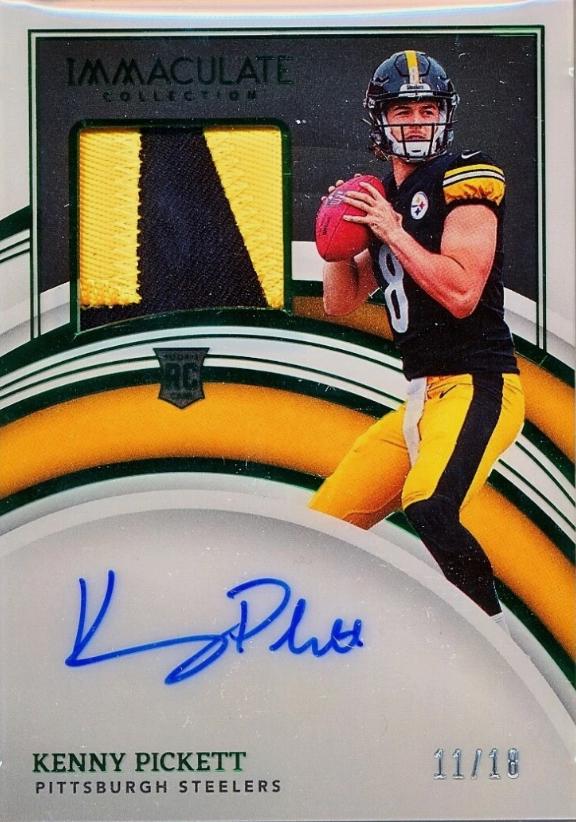 Kenny Pickett [Patch Autograph Emerald] #111