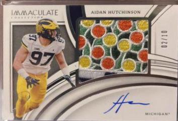 Aidan Hutchinson [Patch Autograph Bowl Logo 2] #81
