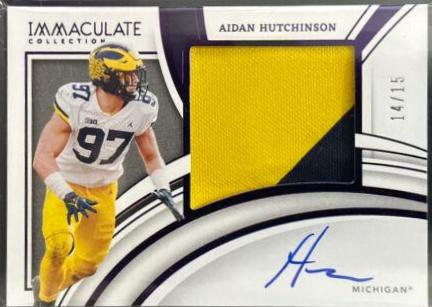 Aidan Hutchinson [Patch Autograph Purple] #81