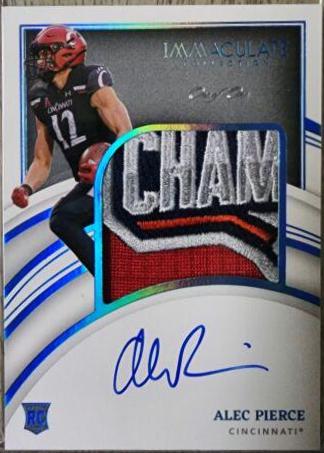 Alec Pierce [Patch Autograph Bowl Logo 1] #85