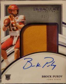 Brock Purdy [Patch Autograph Purple] #99