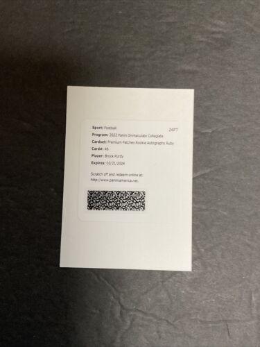 Brock Purdy [Patch Autograph Ruby] #99