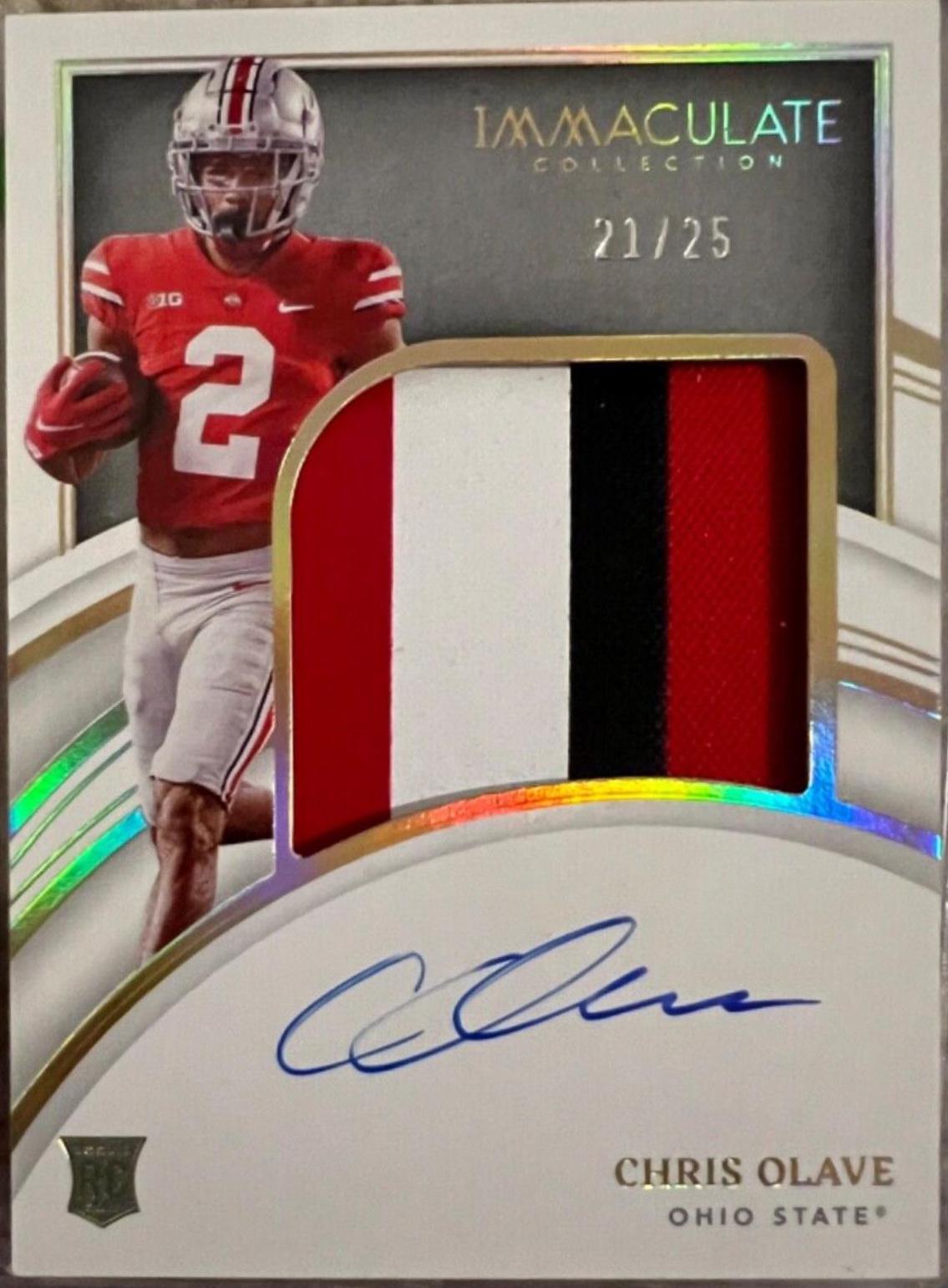 Chris Olave [Patch Autograph Gold] #71