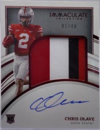 Chris Olave [Patch Autograph Ruby] #71