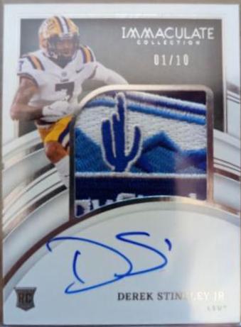 Derek Stingley Jr. [Patch Autograph Bowl Logo 1] #90