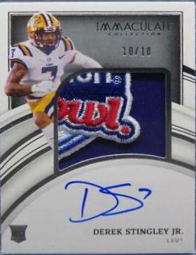 Derek Stingley Jr. [Patch Autograph Bowl Logo 2] #90