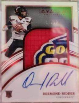 Desmond Ridder [Patch Autograph Bowl Logo 3] #55